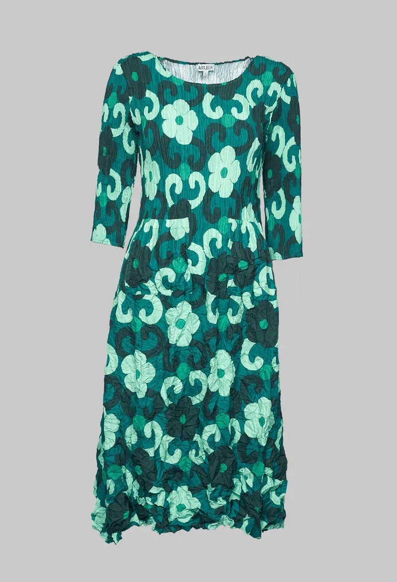 Alquema 3/4 Sleeve Smash Pocket Dress Ceramic Dreams