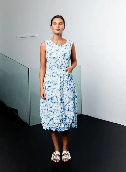 Alquema Sleevless Smash Pocket Dress Ocean Foam