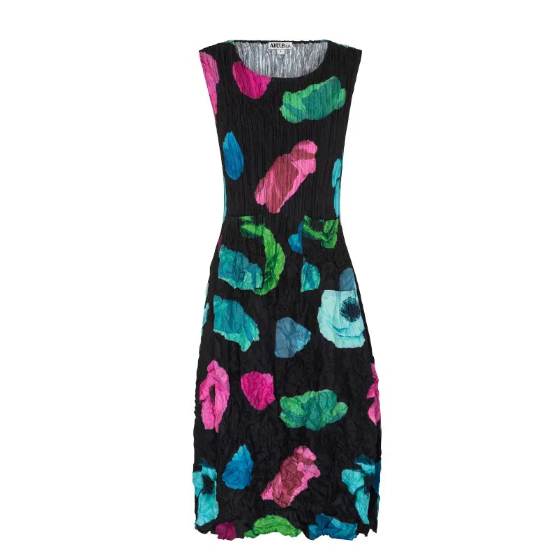 Alquema Sleevless Smash Pocket Dress Black Valley