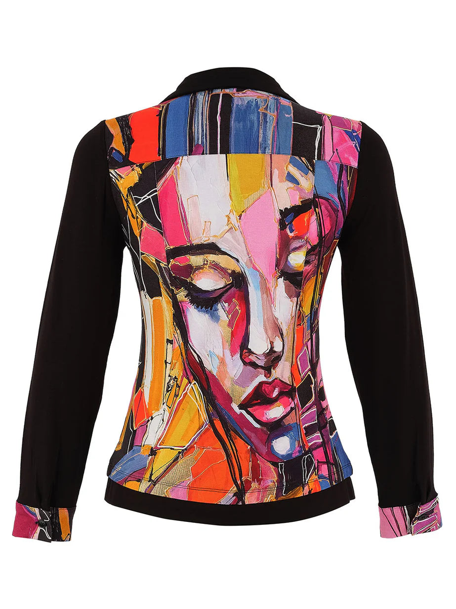 Dolcezza 75623 Arty Buttoned Top ‘Baisti by Lana Frey’