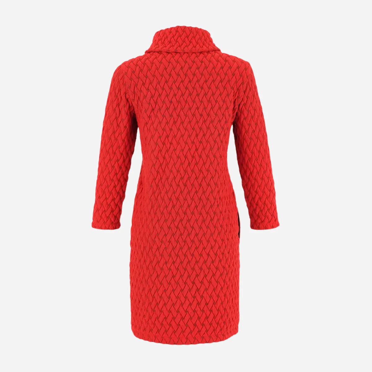 Dolcezza 75184 Red “Basket Weave” Dress