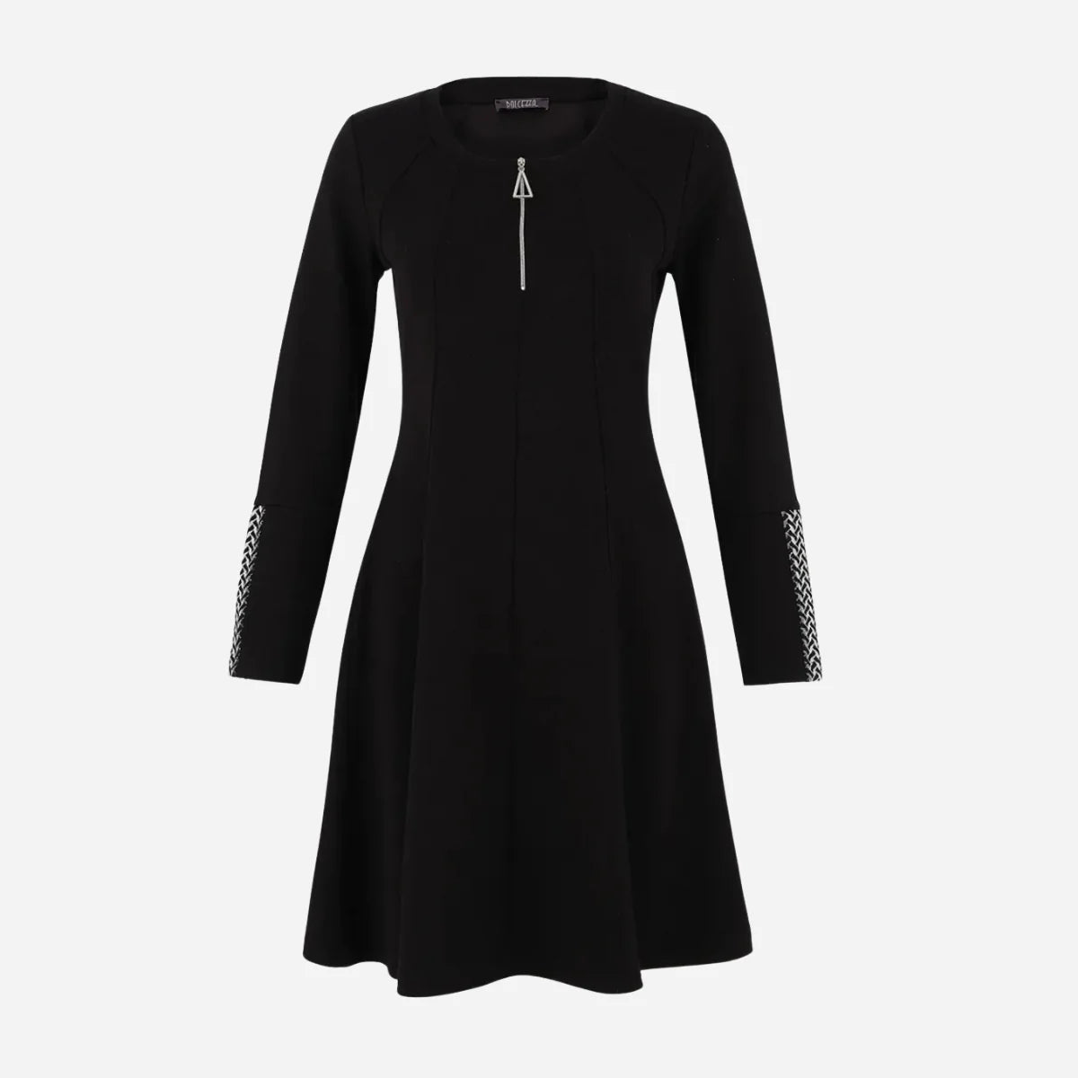 Dolcezza 75116 Black Zip Dress
