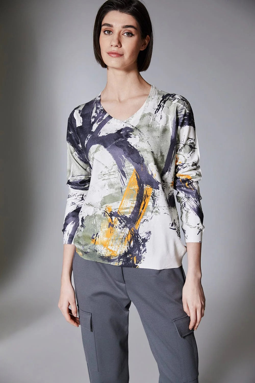Peruzzi Swirl Print Knit