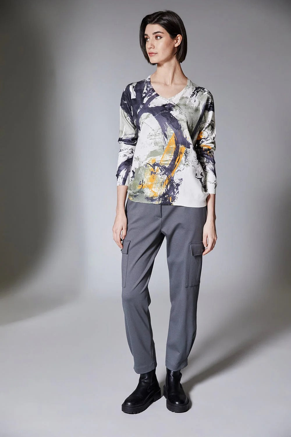 Peruzzi Swirl Print Knit